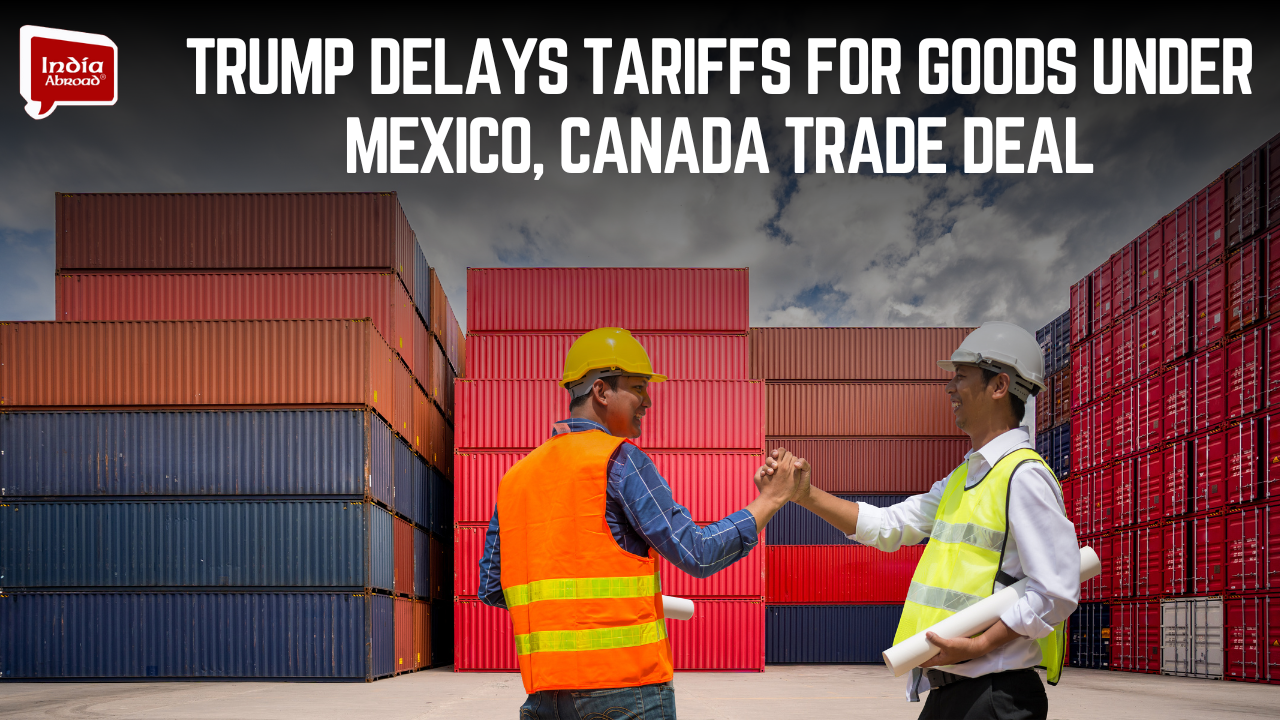 Trump delays tariffs for goods under Mexico, Canada trade deal